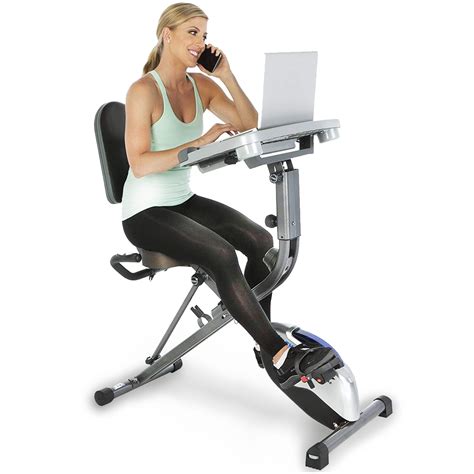 recumbent bicycle desk|foldable stationary bike desk.